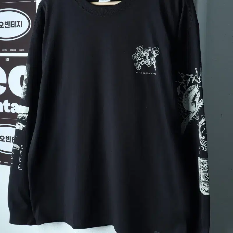 (L-XL) 나이키 긴팔티셔츠 ACG 아이슬란드 프린팅-H39686