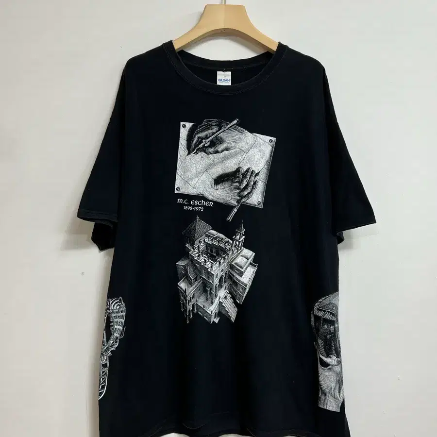 00s M.C. Escher 티셔츠