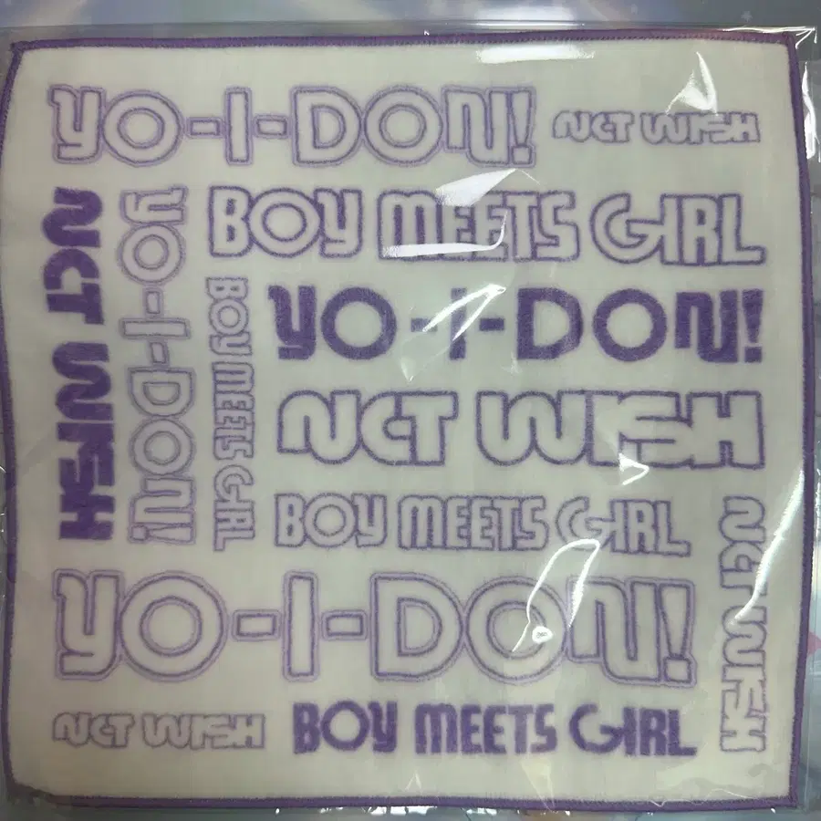 엔시티위시 시온 요이돈 보밋걸 핸드타올 양도 YO-I-DON BOY MEETS GIRL 손수건 무모샵 특전