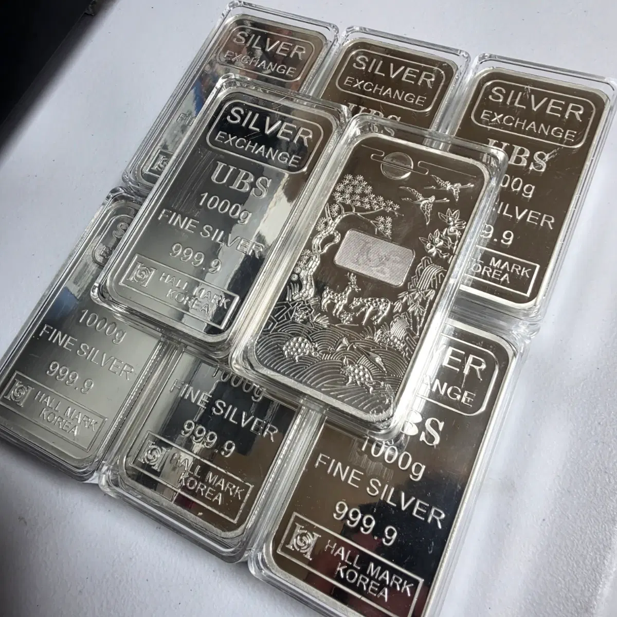 ubs 실버바 1000g
