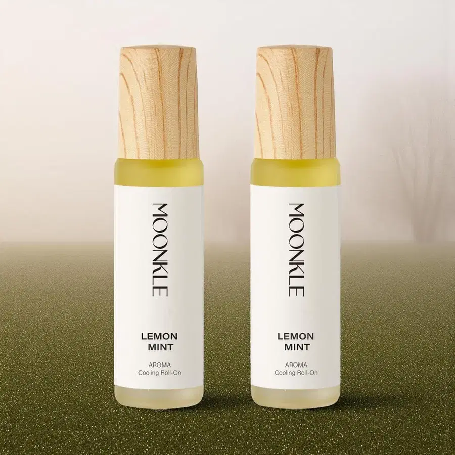 뭉클 아로마 쿨링 롤온 에센셜 오일 레몬 민트+레몬 민트 1개 10ml