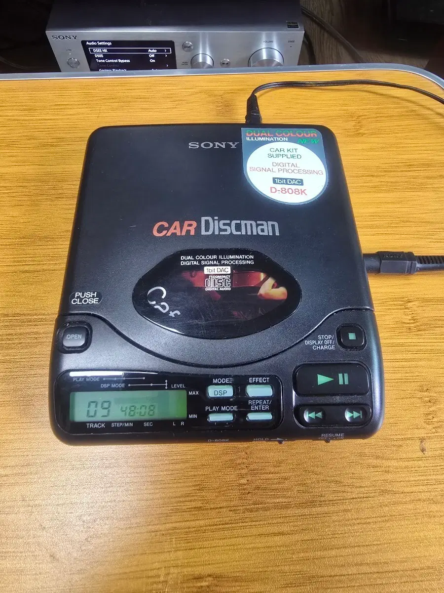 소니 카 디스크맨 D-808K