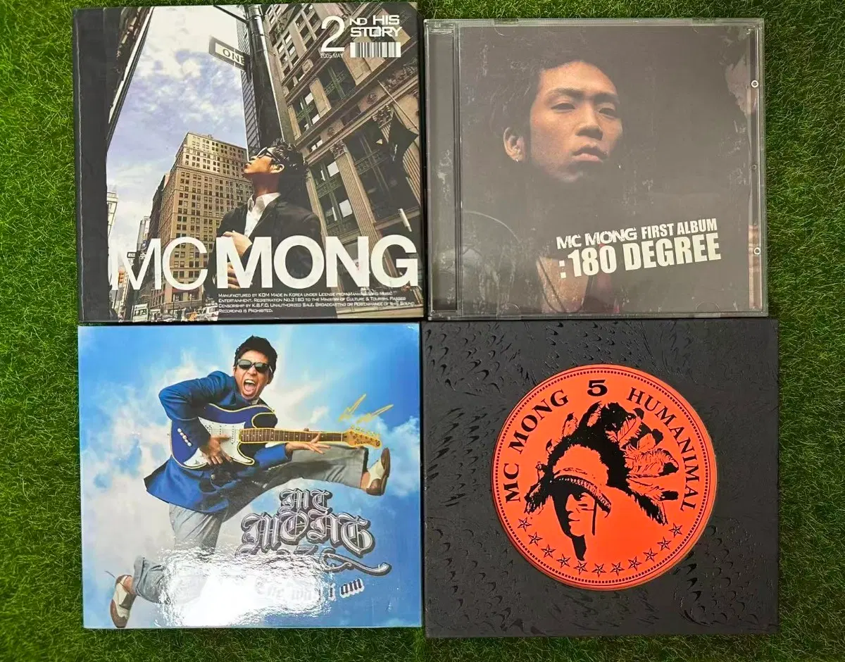 MC몽 1집, 2집, 3집 5집 개봉CD 세트일괄판매합니다