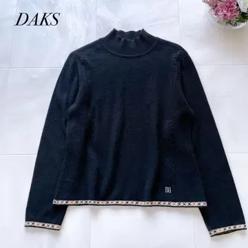 DAKS 닥스 캐시미어 100% 하이넥 니트 스웨터 큐빅