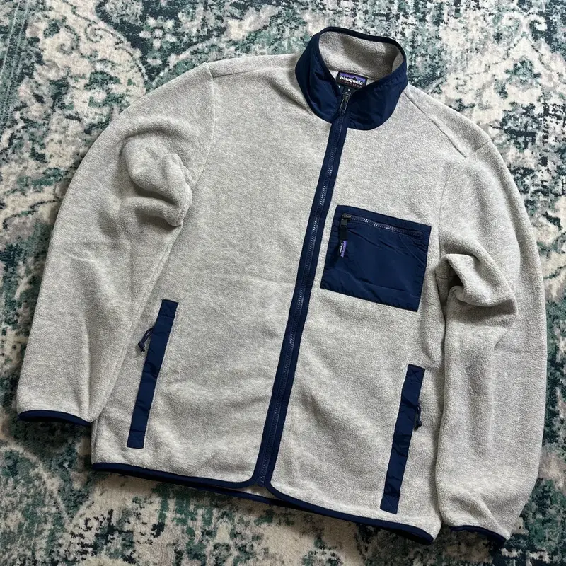 Patagonia Synchilla 파타고니아 신칠라 오트밀 플리스 집업 자켓 M