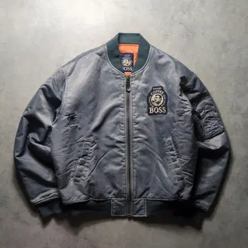 90s 보스점퍼 BOSS USED 가공 MA-1 봄버 자켓