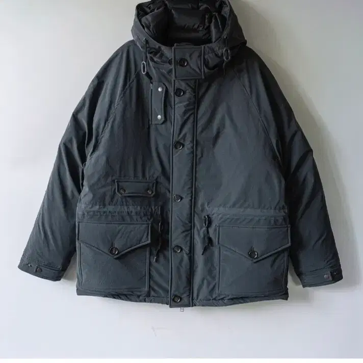 아워셀브스 Goose Down Smock Parka - Charcoal Mint 3 size