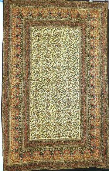 목화 특대 사이즈 인도 사라사 원단 약간 도톰 150cm x 225cm 인도 사라사