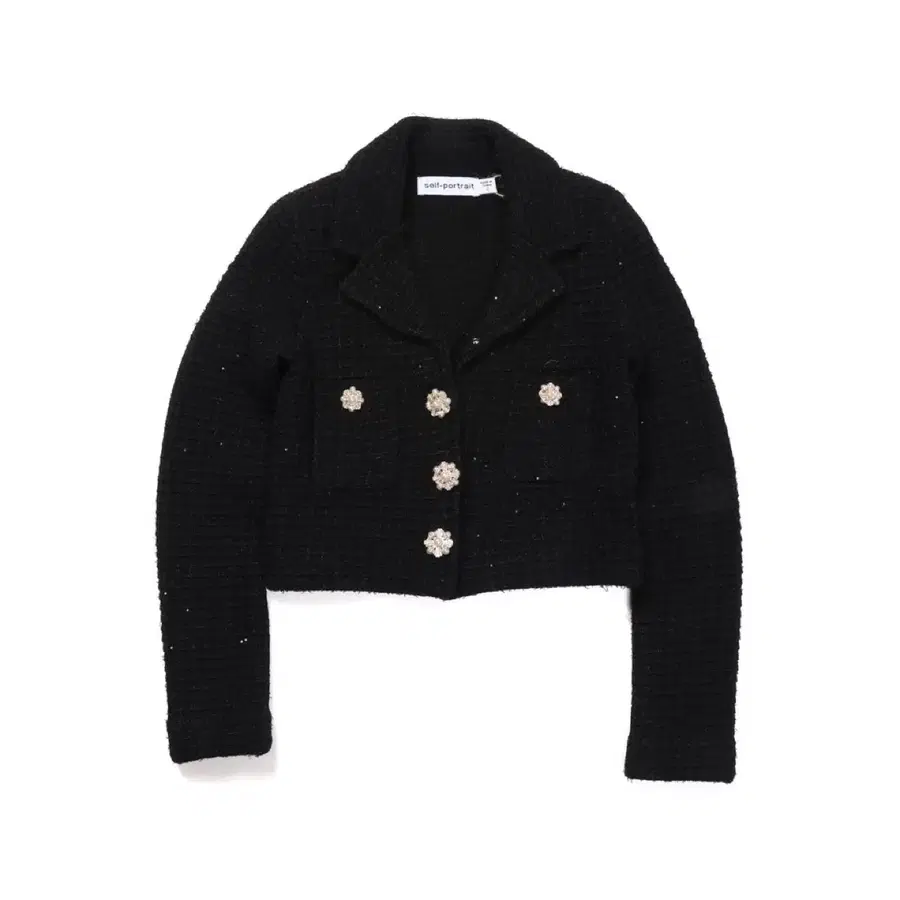 셀프 포트레이트 Self-Portrait Tweed Crop Jacket