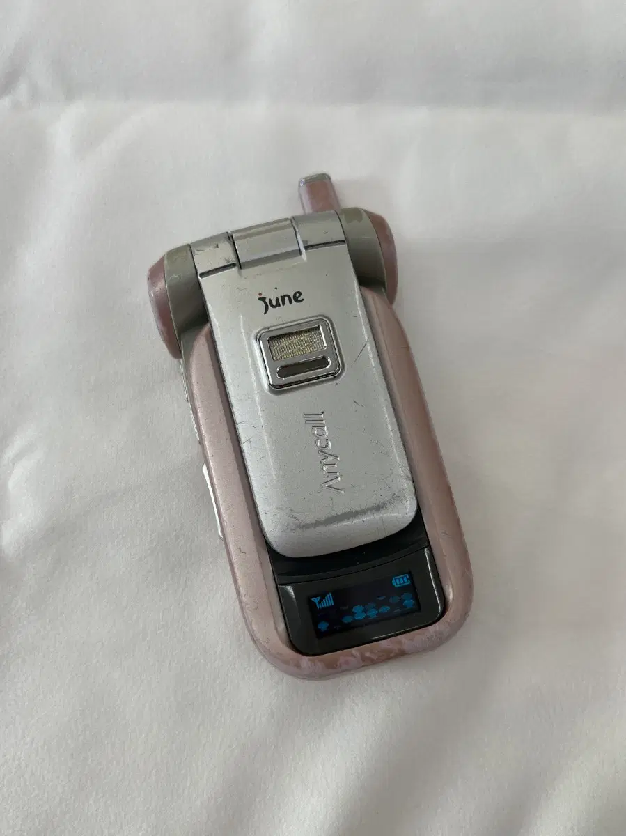 올드폰 구형폰 옛날폰 피처폰 삼성애니콜 SCH-V500 가로본능1 핑크색상