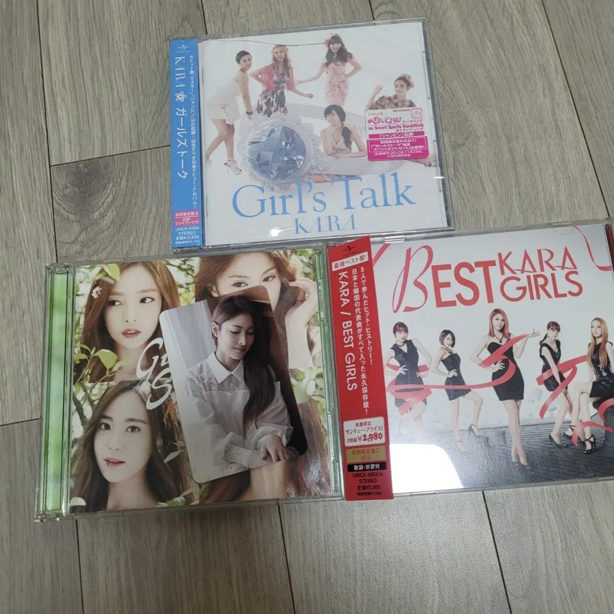KARA 카라 걸즈 토크 & 베스트 걸즈 & 걸즈 스토리 3종 일괄 CD