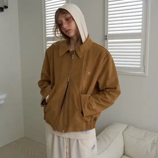 아우어솔티 Roast Suede Jacket 카멜