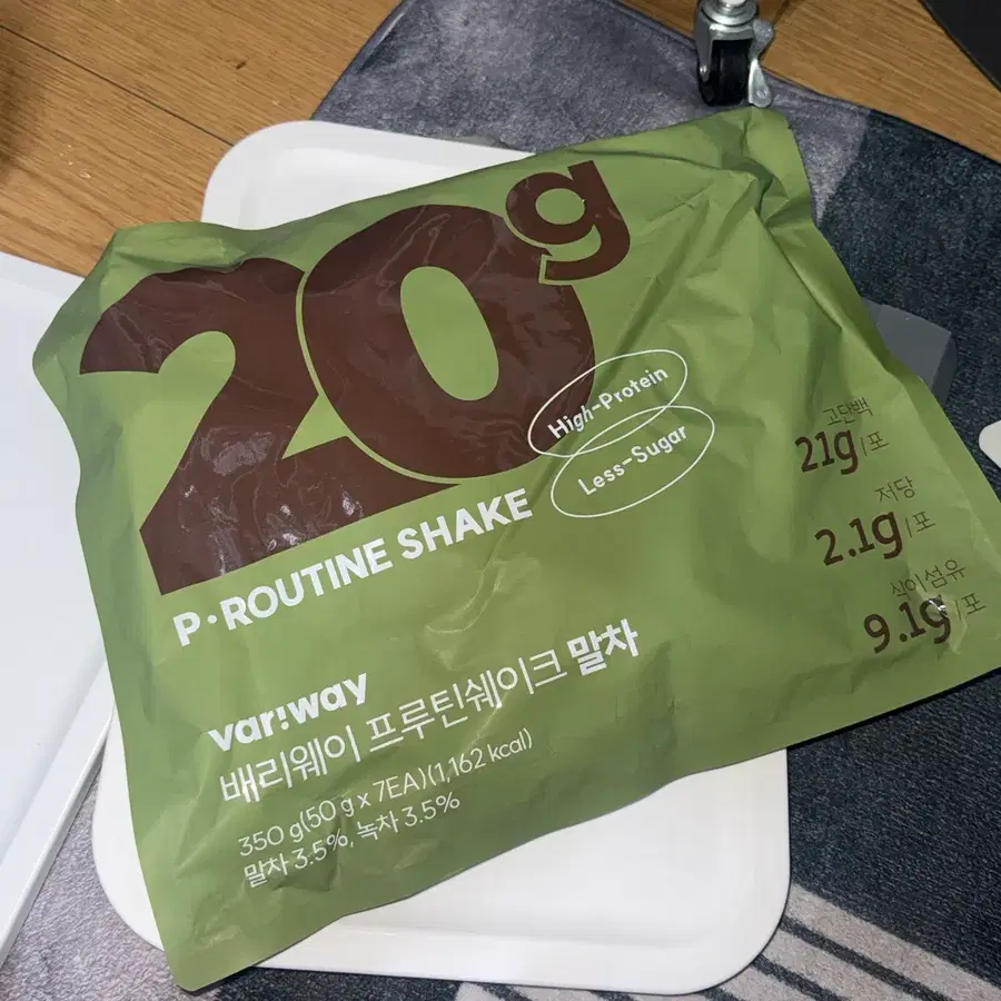 배리웨이 단백질 쉐이크 파우치 말차맛 7개입