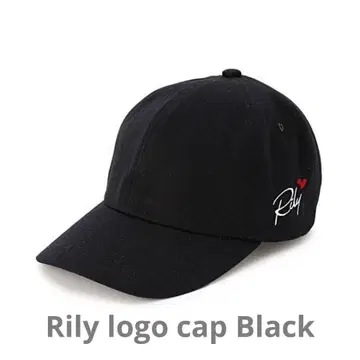 새상품 Rily 로고 캡 블랙 / 류지 이마이치