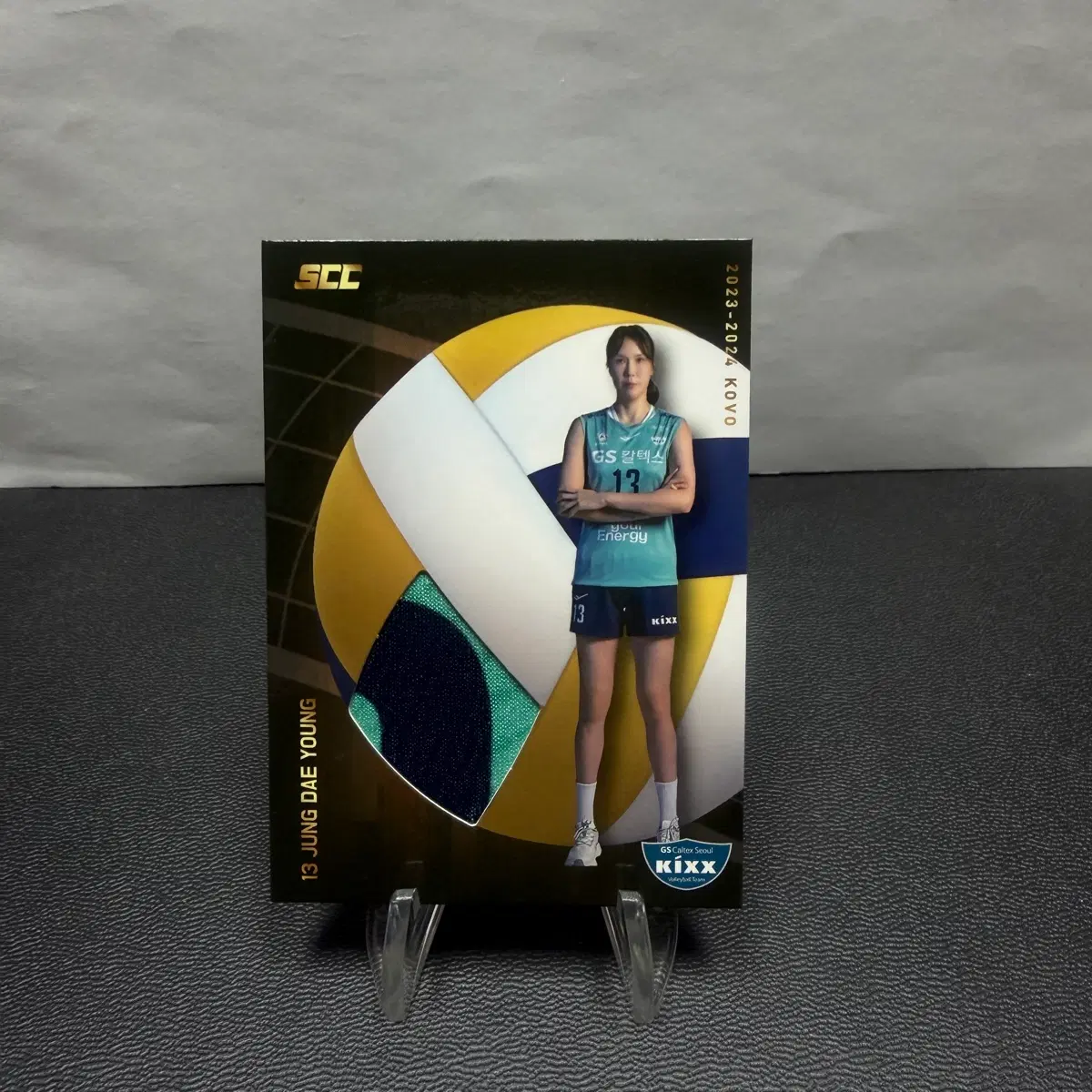 2023-24 SCC KOVO 카본 GS 정대영 실착 유니폼 카드