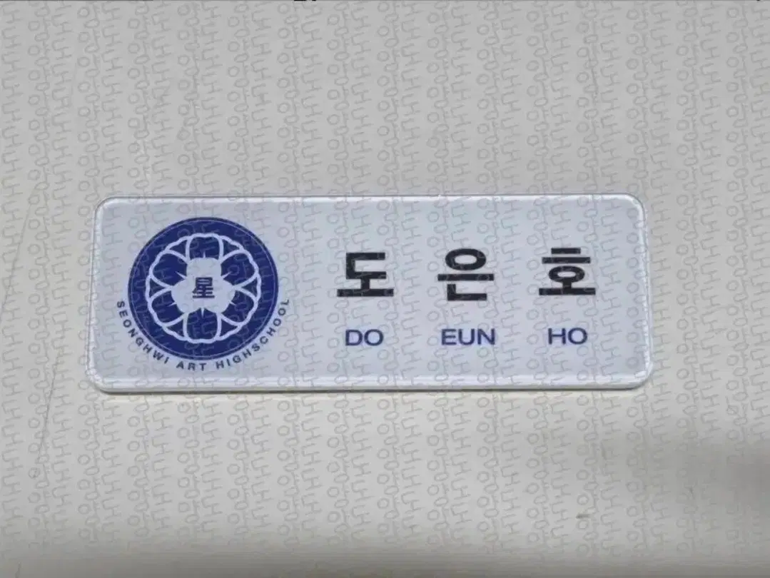 플레이브 육여름 도은호 명찰