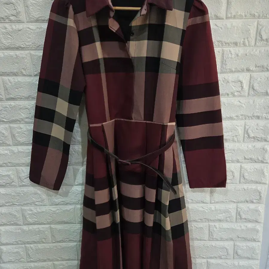 버버리(Burberry) 런던 체크 셔츠 원피스