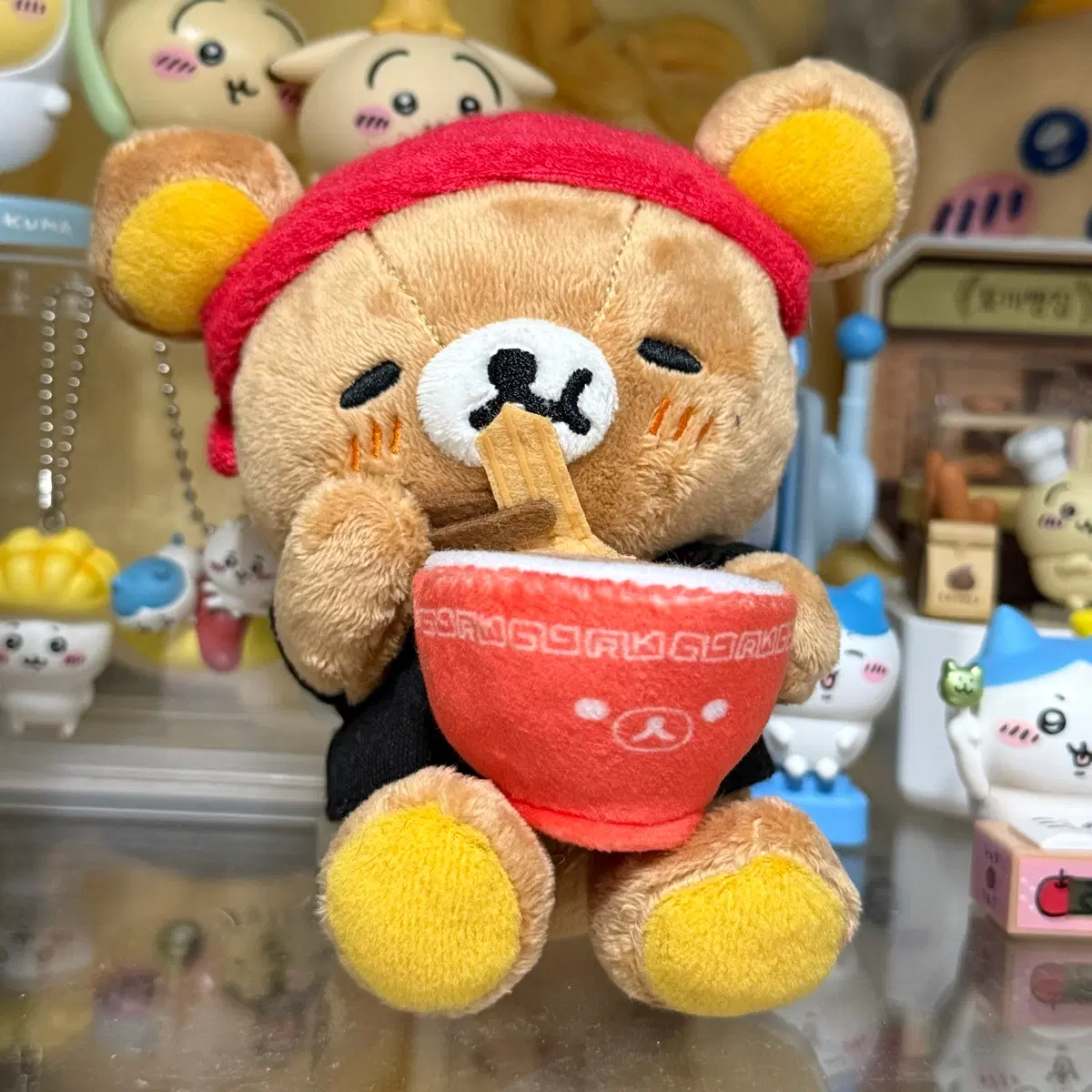 산엑스 리락쿠마 라멘 인형