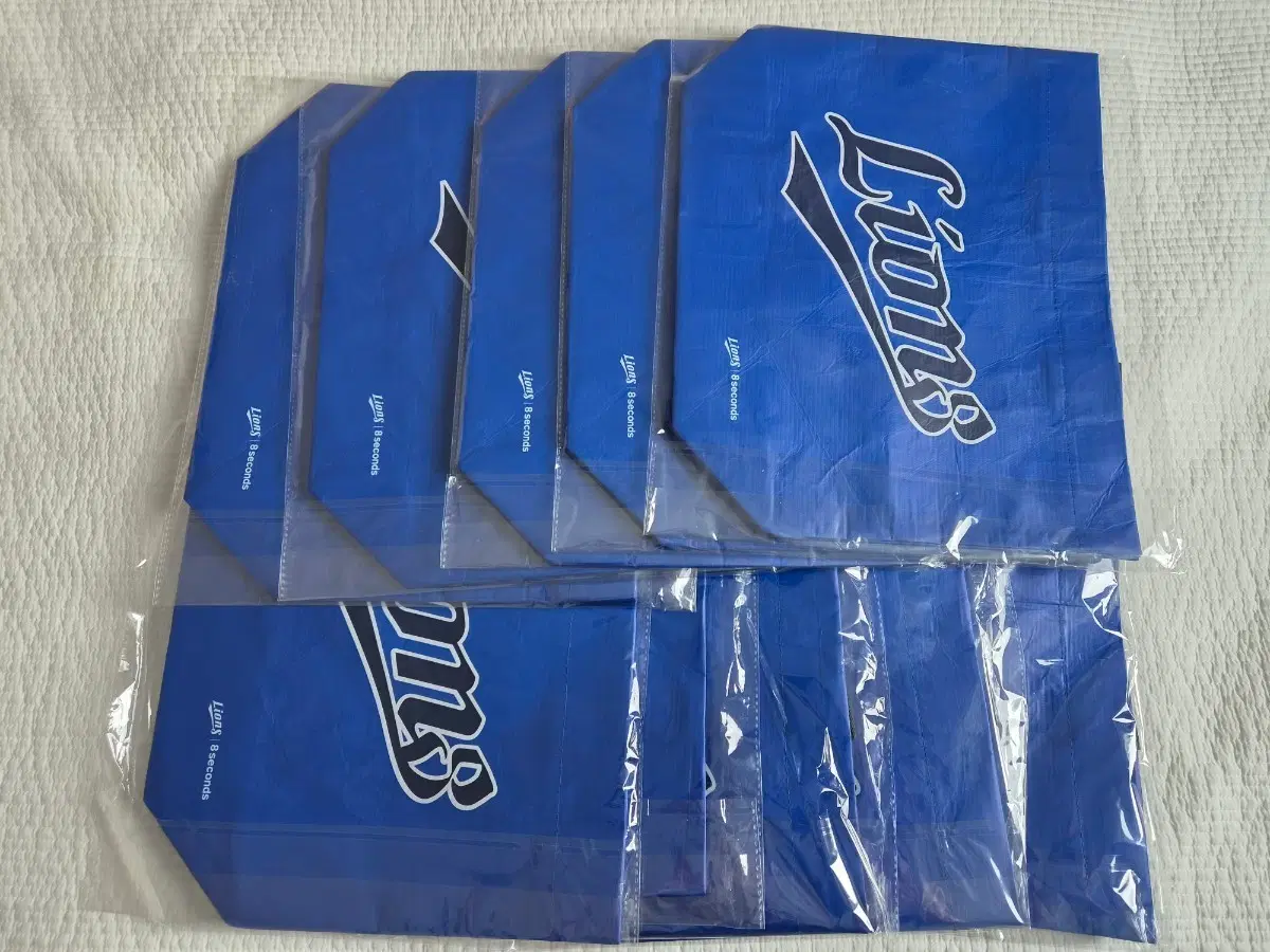 삼성 라이온즈 에잇세컨즈 타포린백 리유저블백