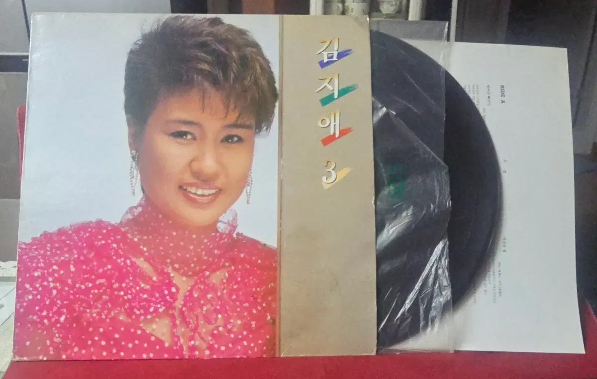 김지애 3집 (무명초 / 아픔의 순간은 가고) 국내 LP