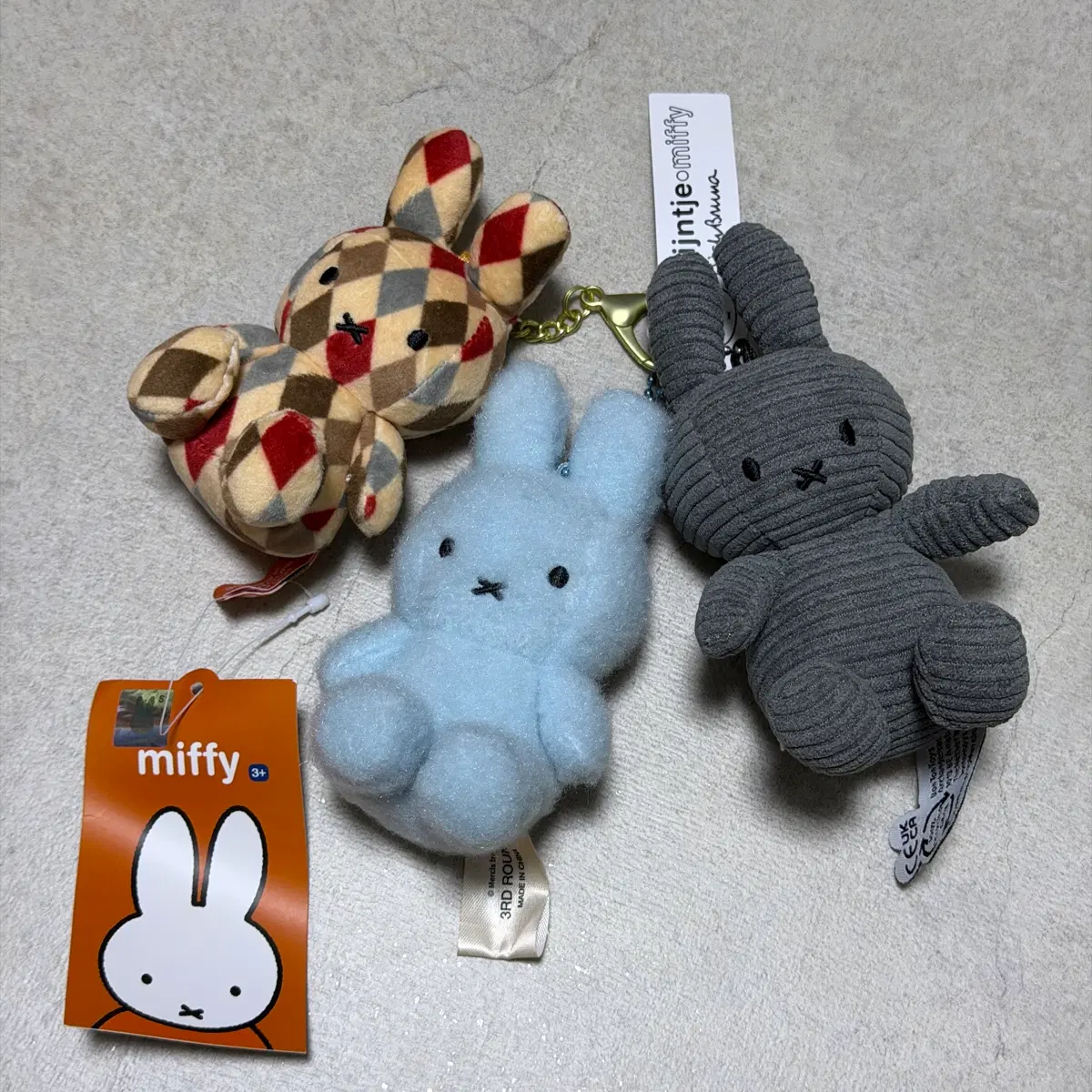 미피인형 키링세트