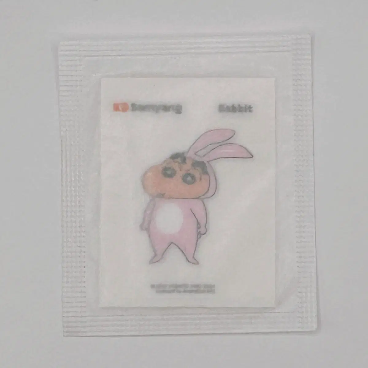 삼양 짱구 띠부씰 4탄 동물 짱구 토끼 짱구 rabbit