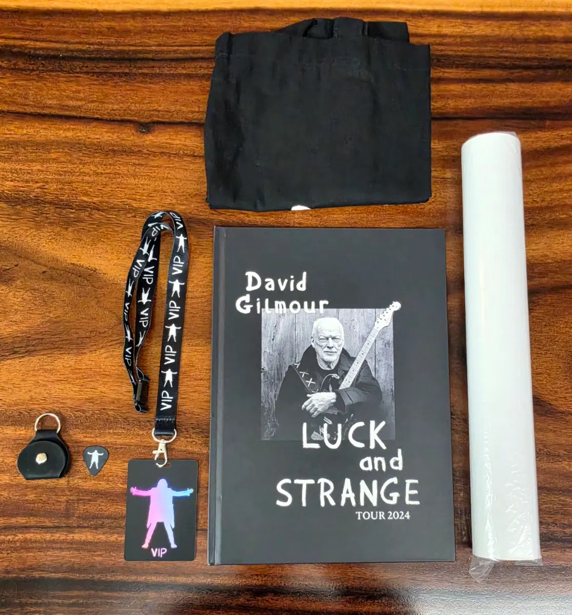 핑크플로이드 데이비드 길모어 2024 LUCK AND STRANGE 라이브 콘서트 VIP PACKAGE 한정판 굿즈 일괄