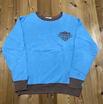 HYSTERIC GLAMOUR 맨투맨 라이트 블루 브라운