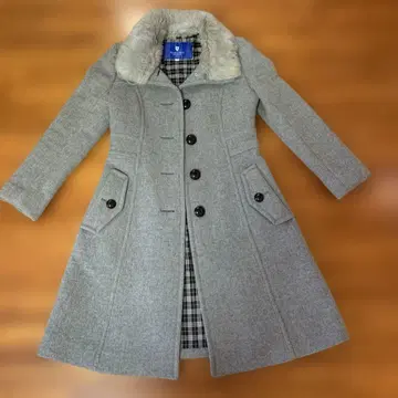 BLUE LABEL CRESTBRIDGE 롱 코트 그레이 38