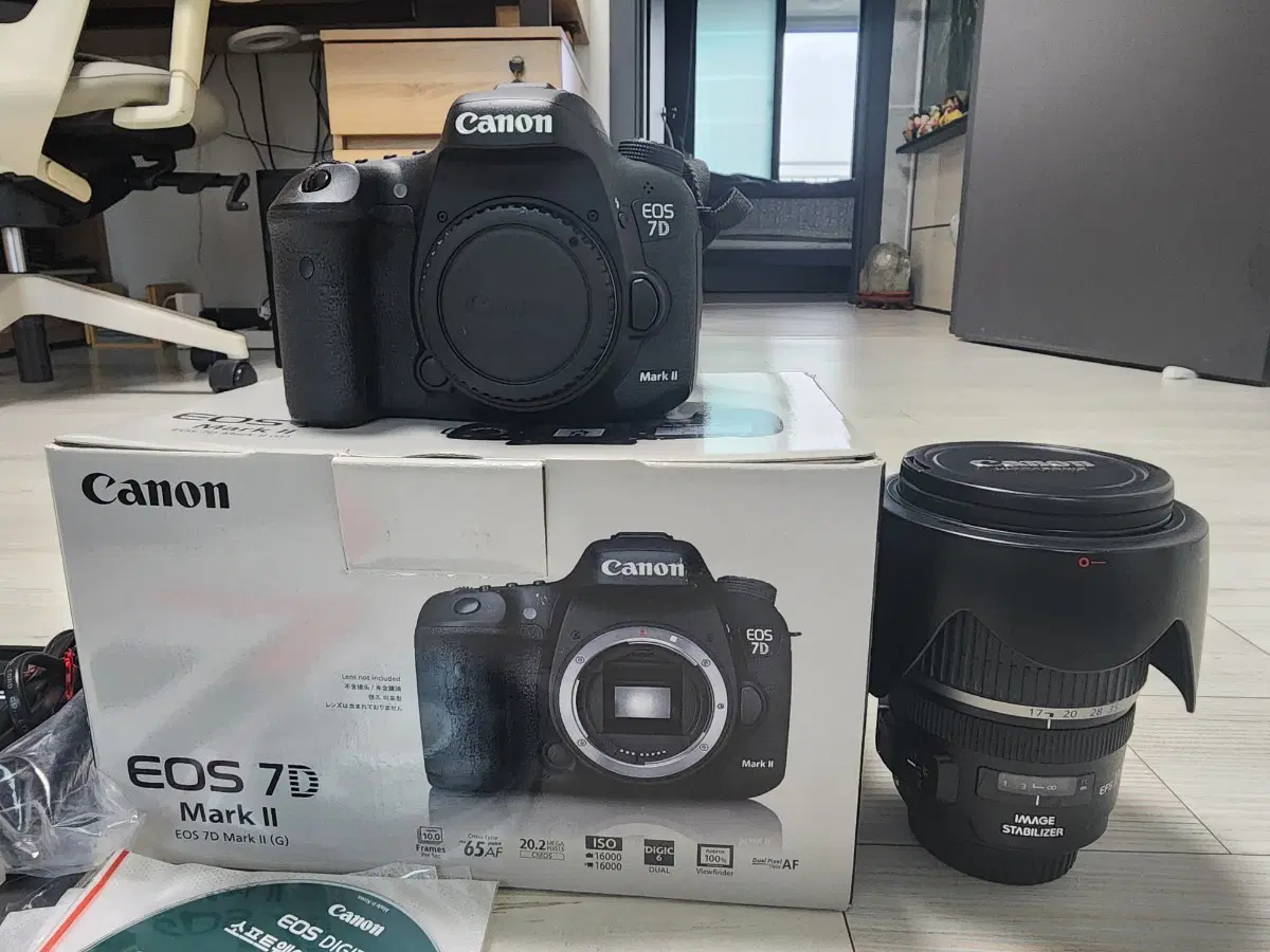 캐논 EOS 7D MARK II 카메라 풀박스 풀박스셋