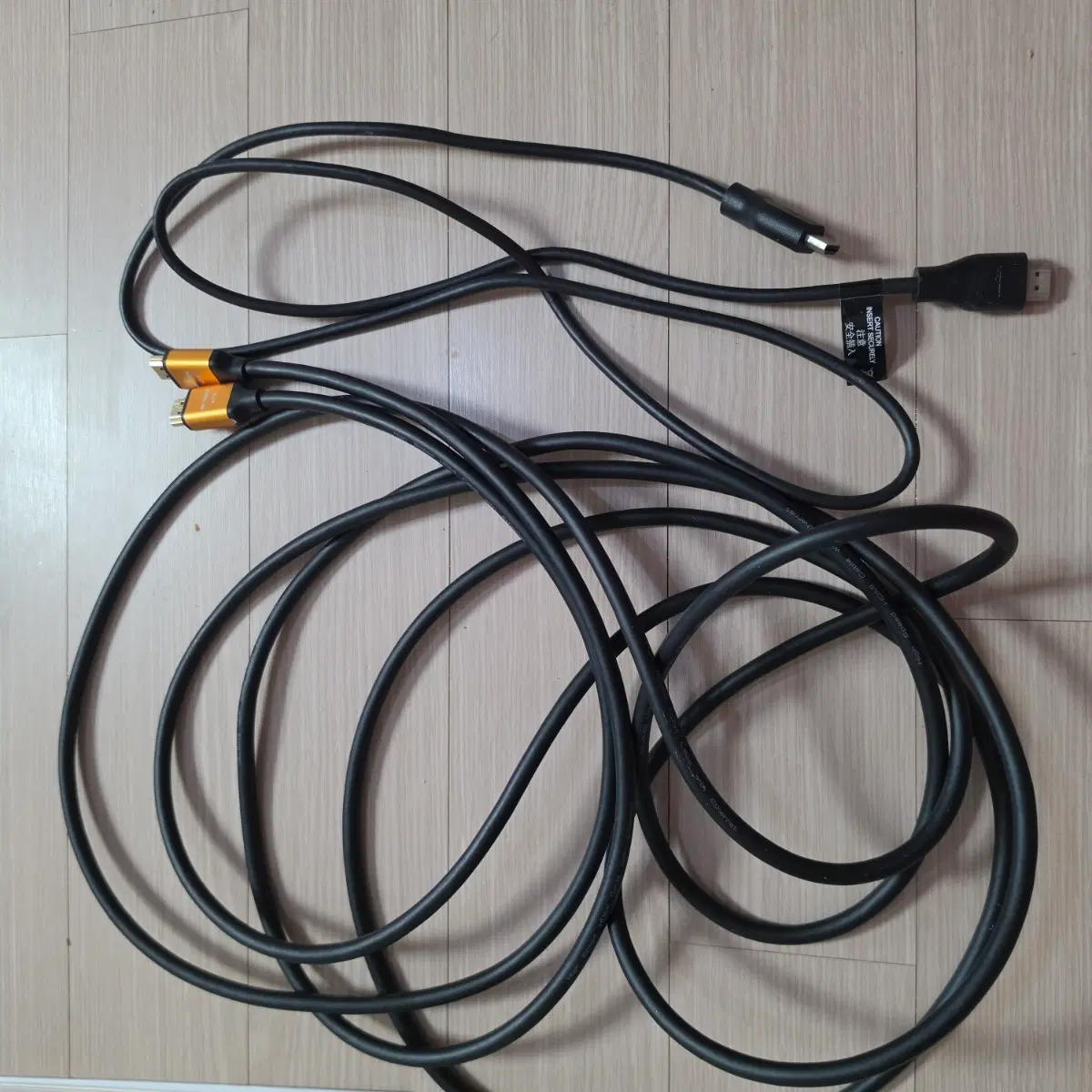 hdmi 케이블 선 2개 일괄