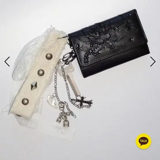 구해요) 러프넥 roughneck Obsidia Keyring Wallet