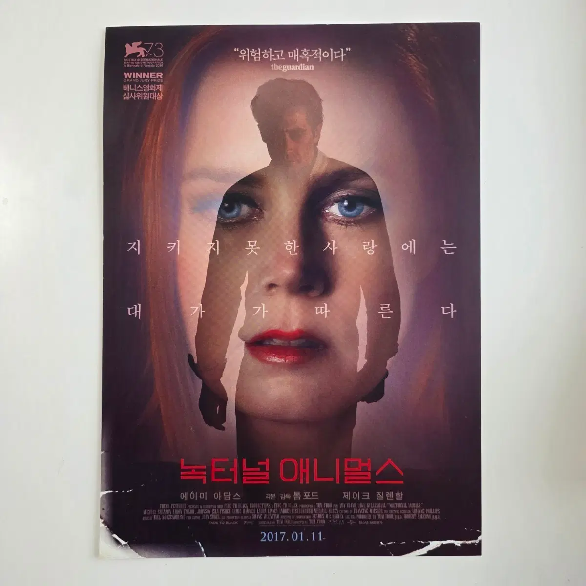 [전단지] 녹터널 애니멀스 2017 영화 포스터
