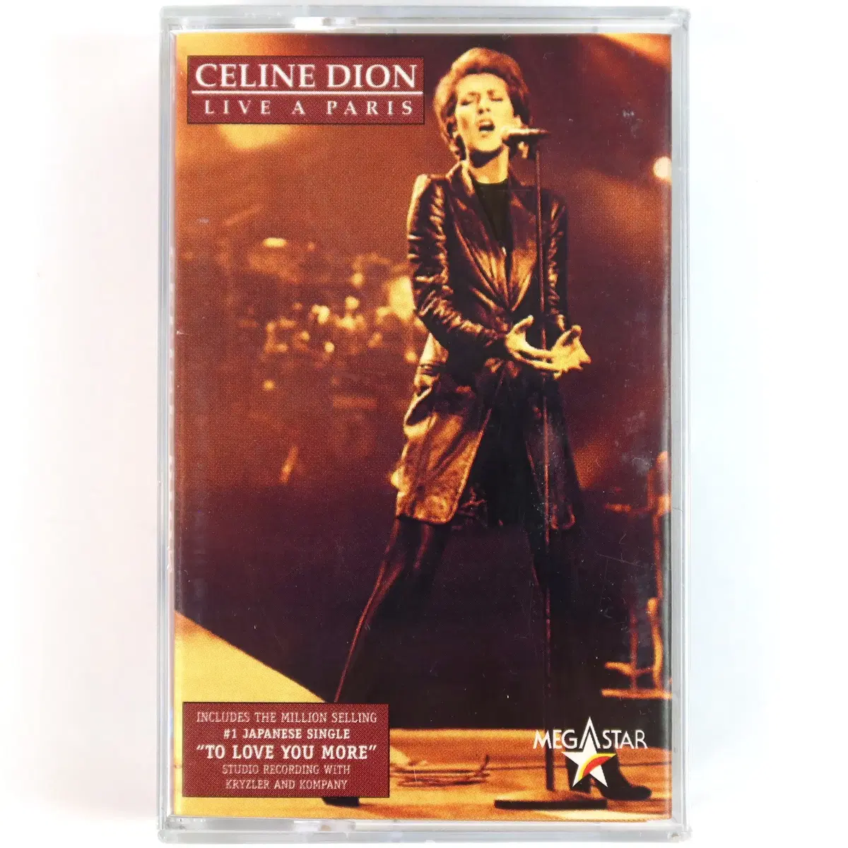 Celine Dion - Live A Paris 카세트 테이프 앨범 사우디반