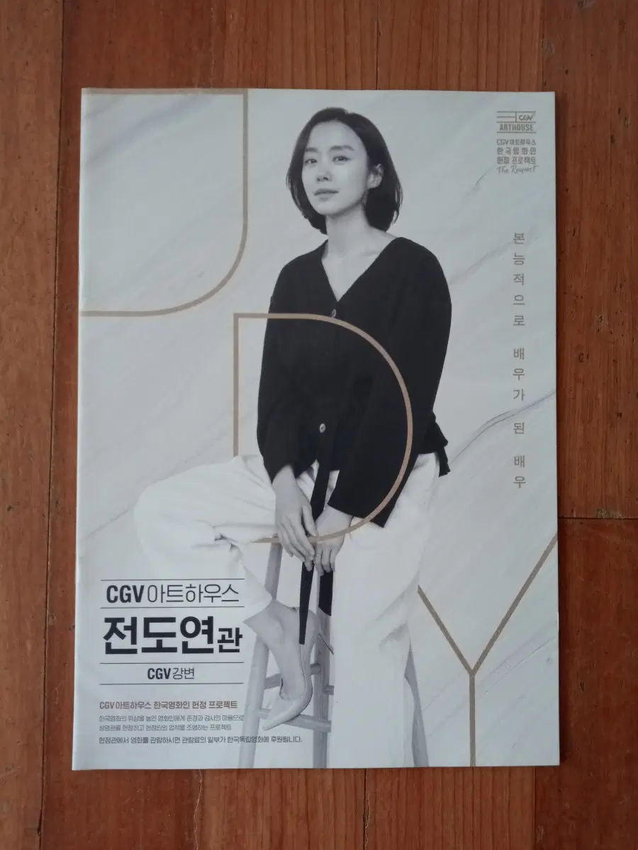 영화팜플렛 전도연 cgv 전도연관 기념 팜플렛 전단지 포스터