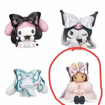 미개봉 산리오 발레 리본 가챠 마론크림 피규어