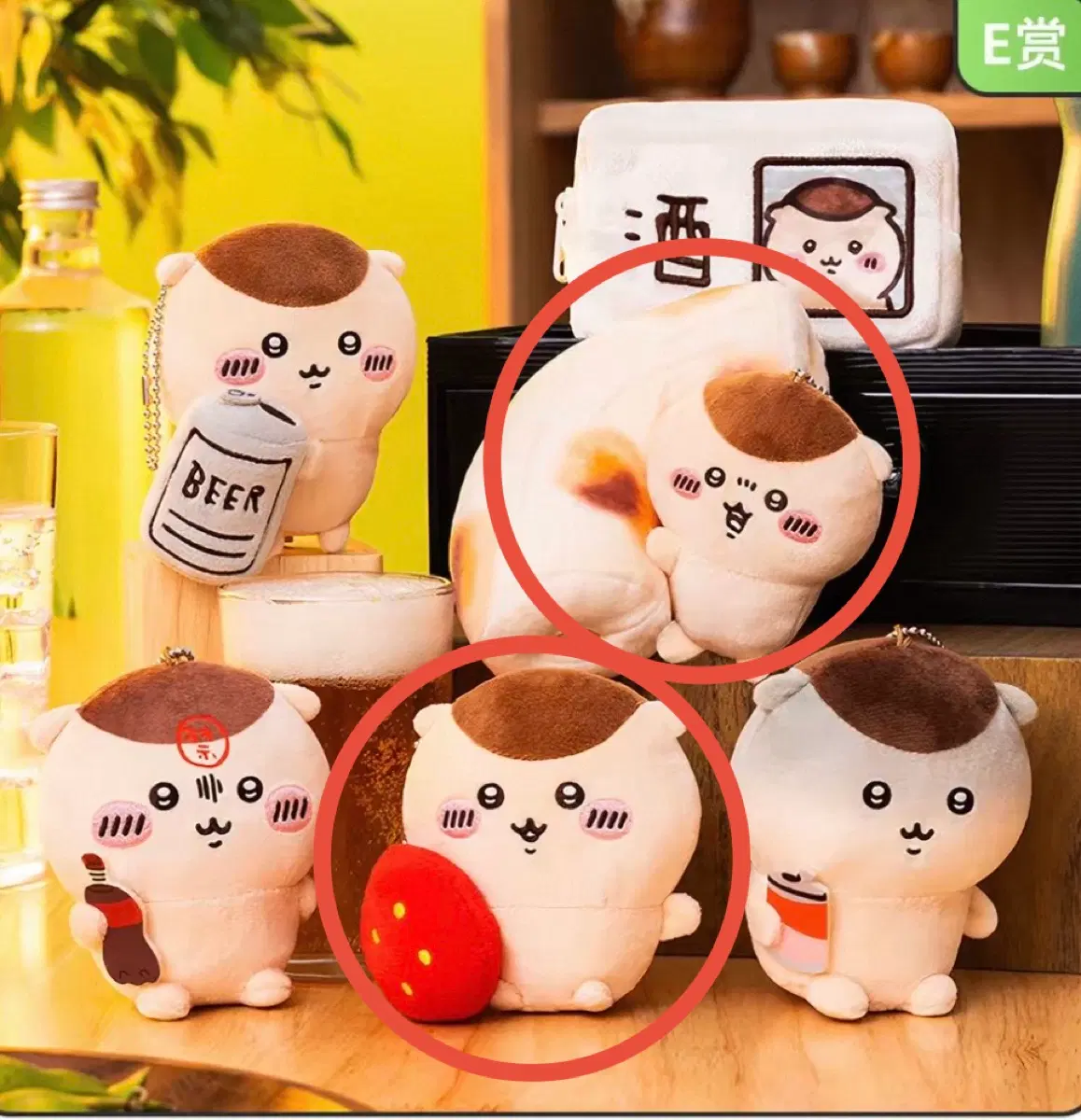 쿠리만쥬 쿠지 e상 치쿠와 딸기 쿠리