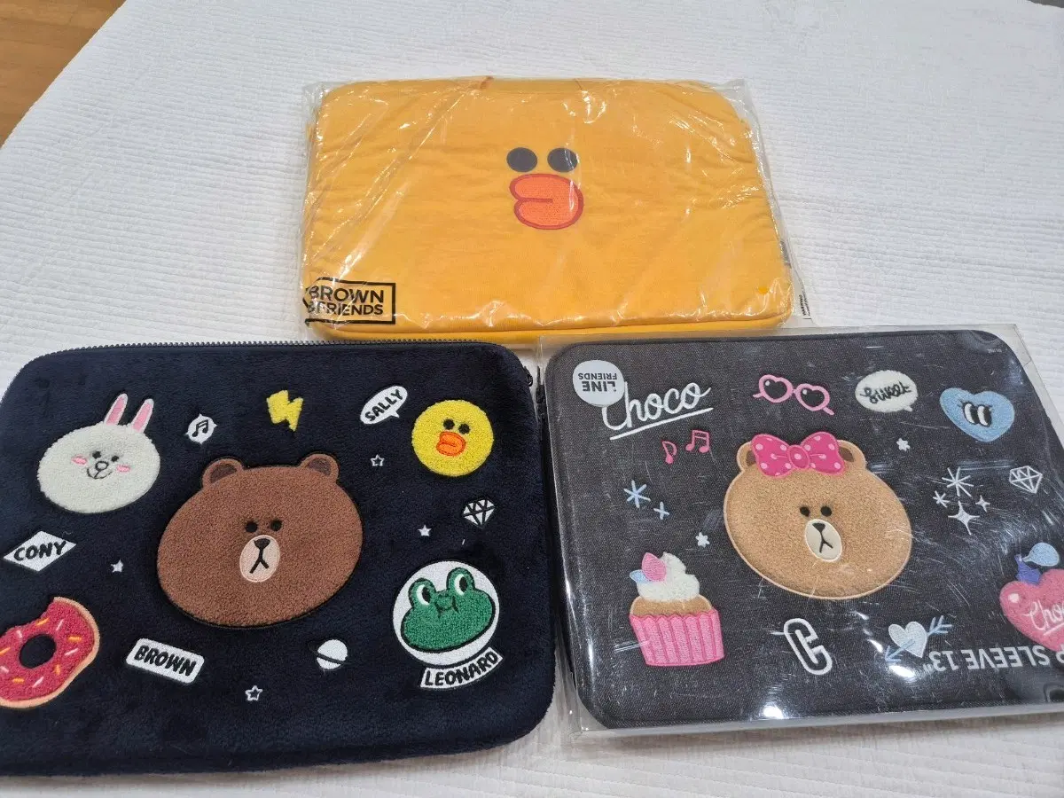 라인프렌즈 노트북 가방&파우치