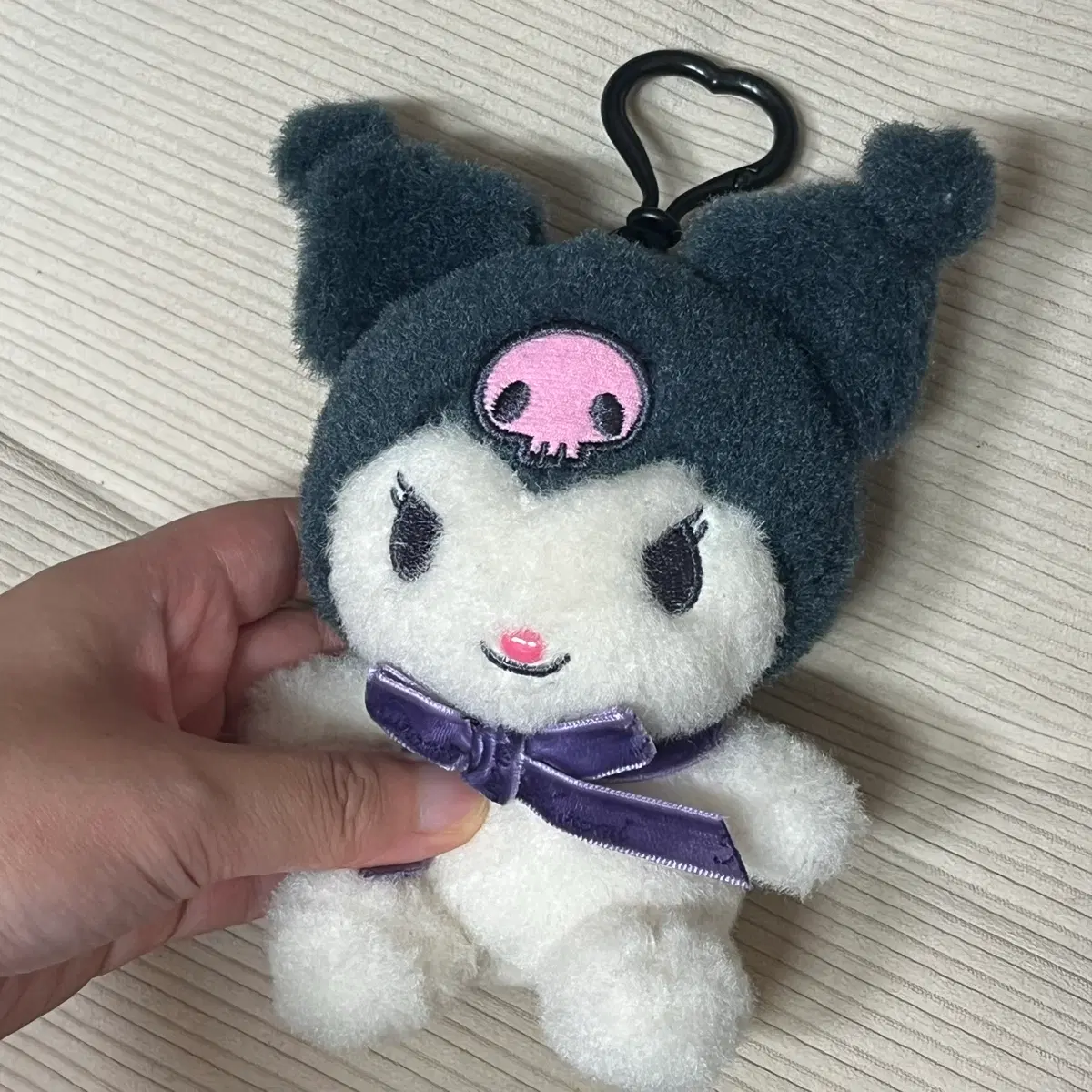 (미사용) 산리오 쿠로미 인형 키링