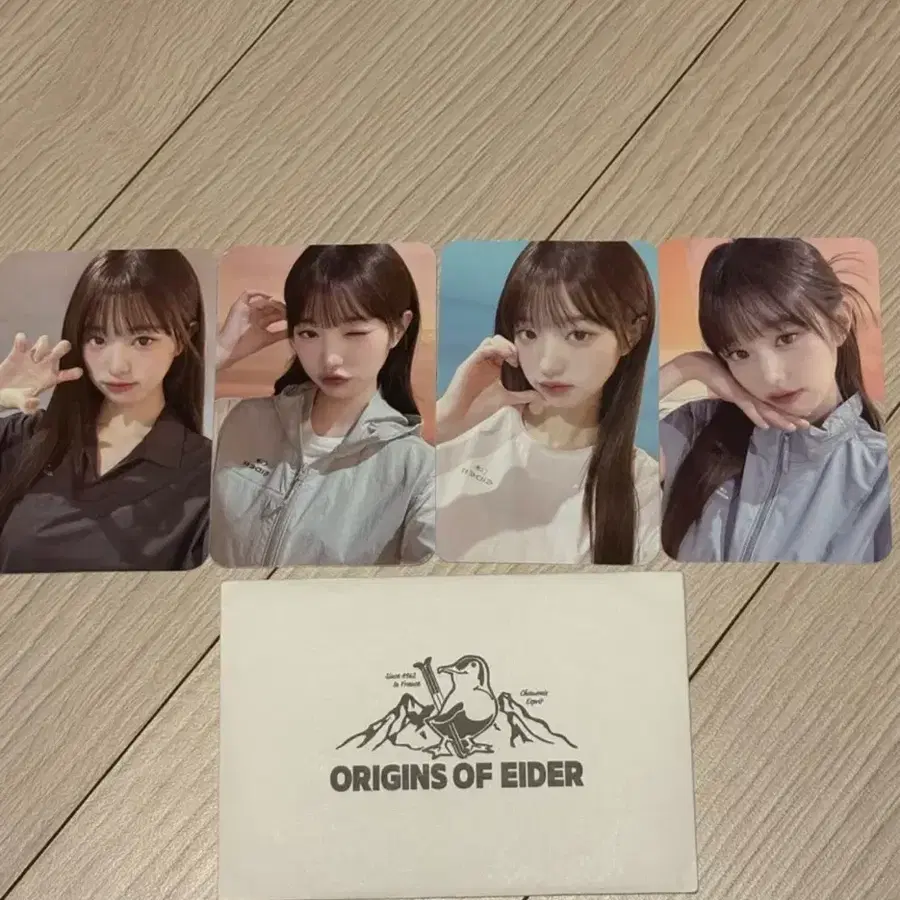 아이더 EIDER 아이브 장원영 포토카드 4종 일괄판매