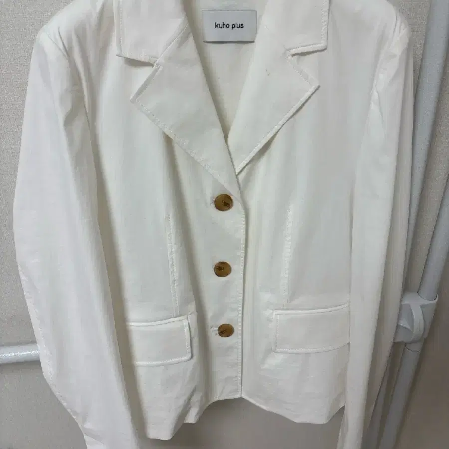 구호플러스 Back Button Regular Fit Jacket (001 size)