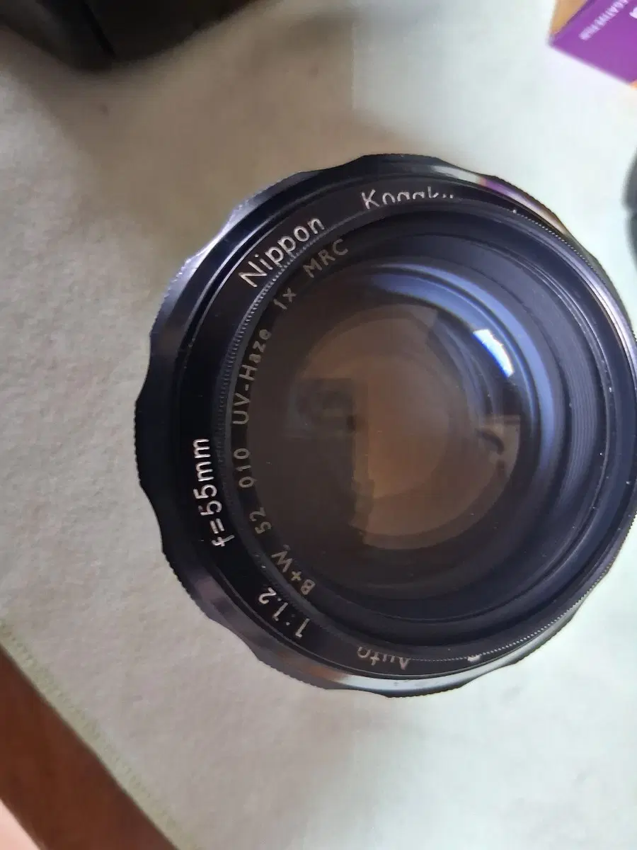 니콘 f 55mm 1:1.2 해바라기 렌즈