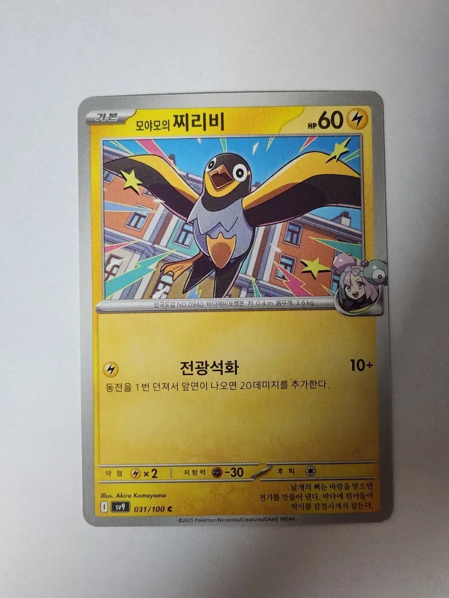 포켓몬 카드 모야모의 찌리비
