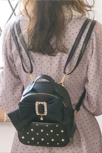 새상품급 ROJITA BIG 리본 백팩