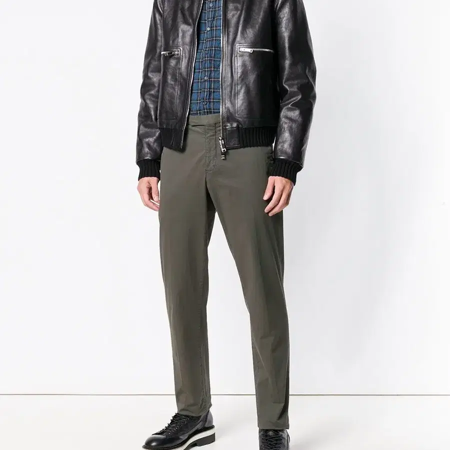 Dsquared2 링클 체크 셔츠