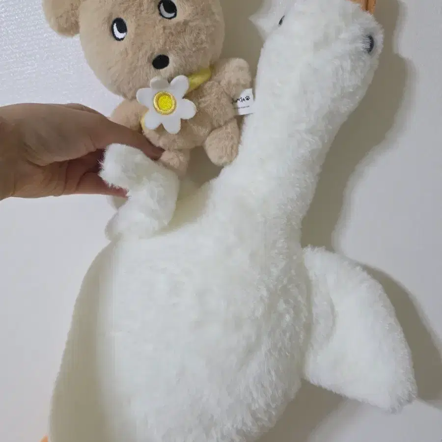 깜자인형키링+오리인형 세트