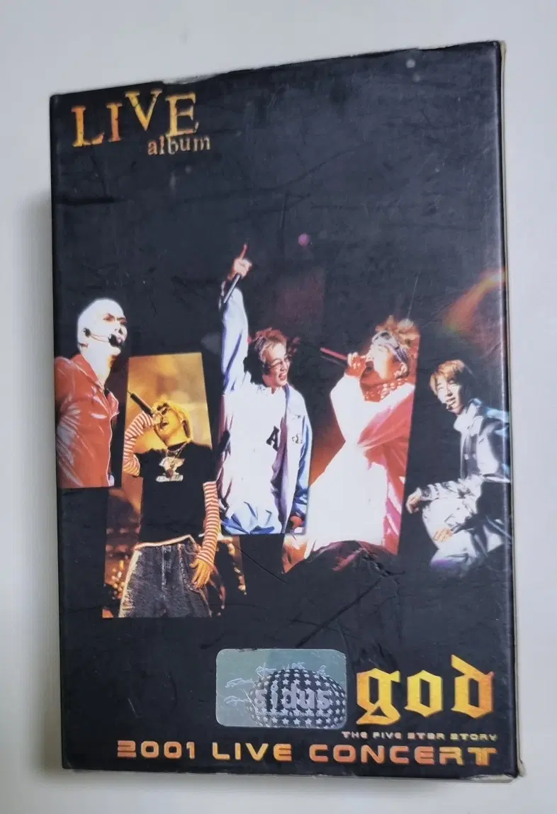 지오디 god 2001 라이브 콘서트 / 2tape (개봉 카세트테이프)