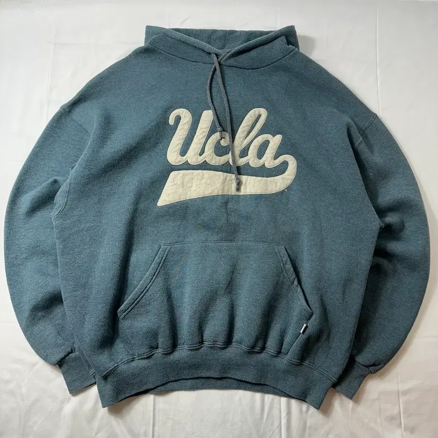 105 00S 빈티지 러셀 UCLA 자수로고 후드티 #966