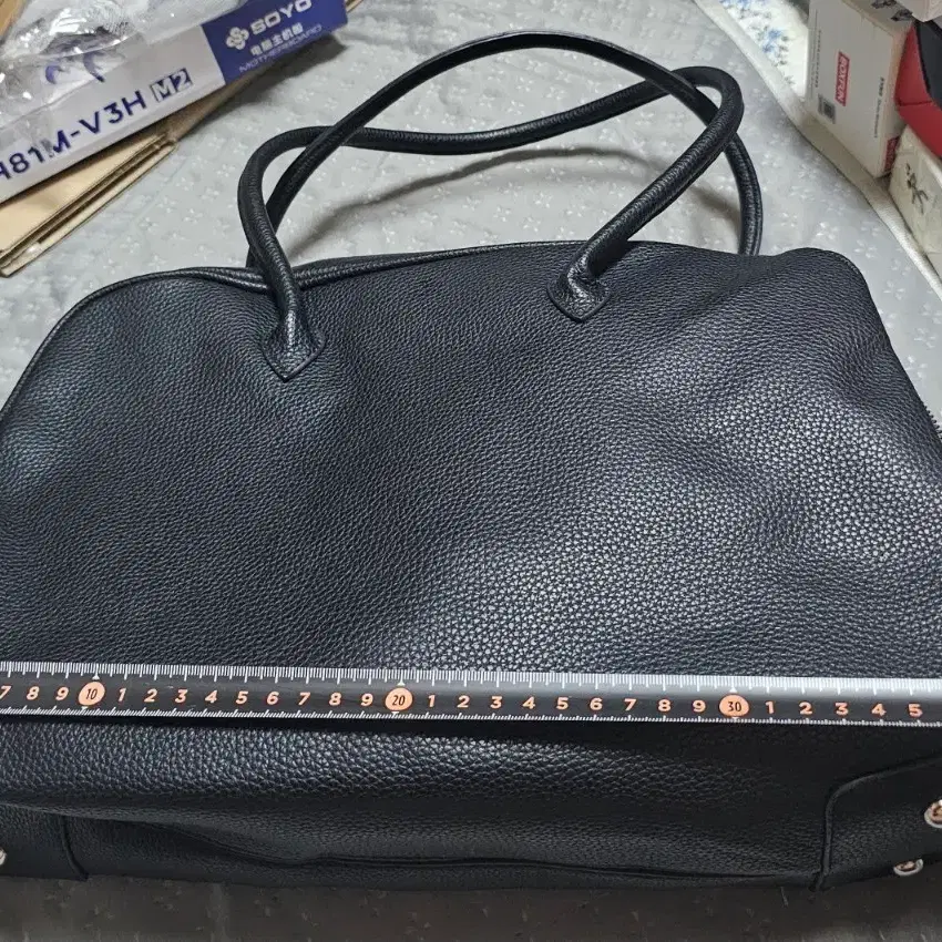 토트백 블랙 여성 가죽 가방