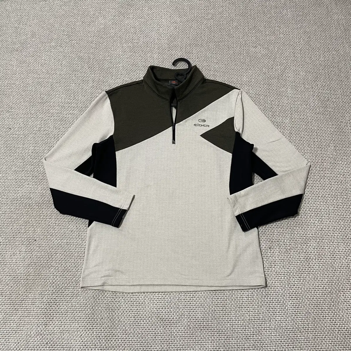 XL 아이더 등산 반집업 긴팔티셔츠 기모 N.9509